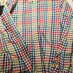 Southern Tide Colorful Plaid Men's Shirt